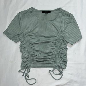 Forever 21 Teal Cropped Top